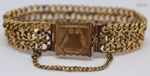 JEWELRY. 14kt Gold Bracelet.