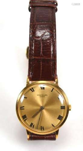 Patek-Philippe 18 Jewel Wristwatch in 18K Gold Cas