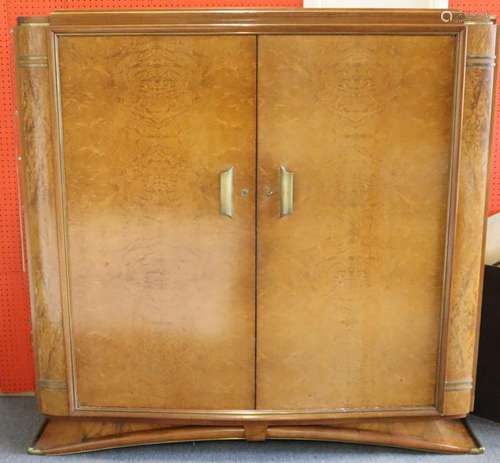 Jules Lelou  Art Deco Cabinet.