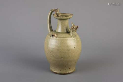 A celadon glazed jug, South-East Asia, possibly