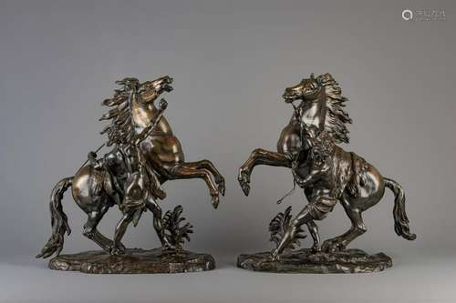 After Guillaume Coustou the Elder (1677-1746): A pair