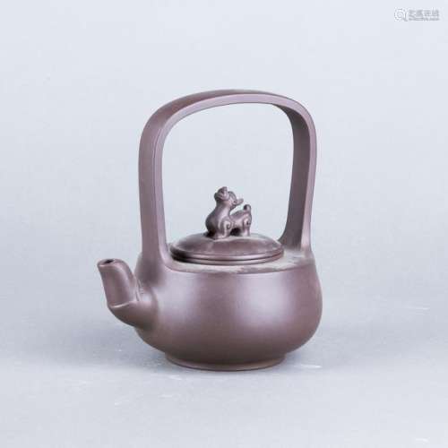 A ZISHA TEAPOT  WITH COVER