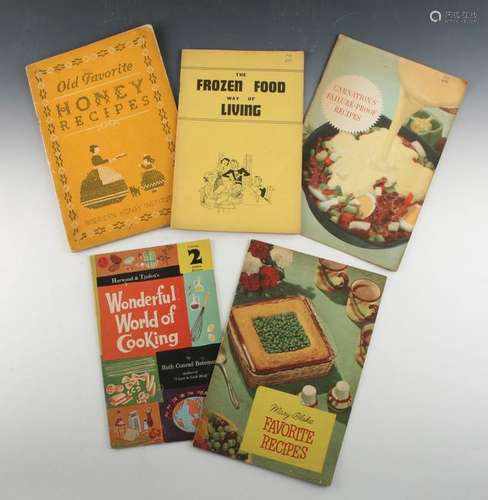 5 MCM RECIPE BOOKS 1951 - 1957