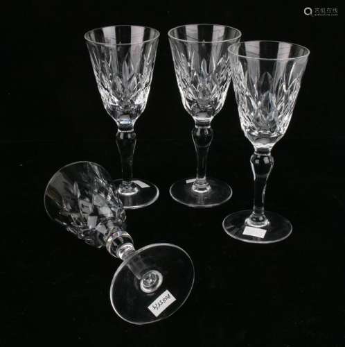 FOUR CORDIAL GLASSES