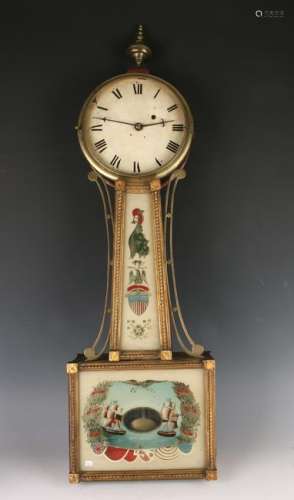 PRESENTATION BANJO CLOCK C. 1820