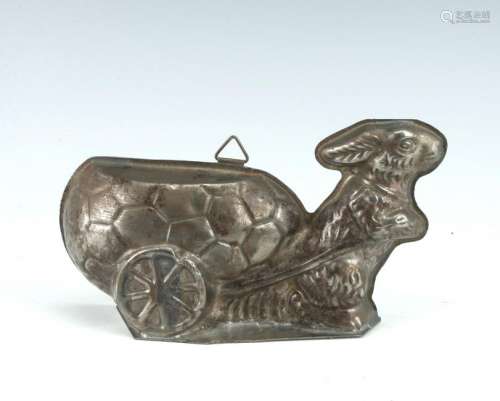 CHARMING ANTIQUE CHOCOLATE BUNNY MOLD