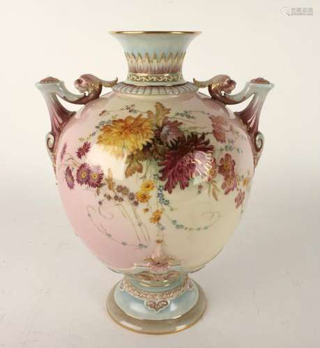 ROYAL WORCESTER URN FORM VASE