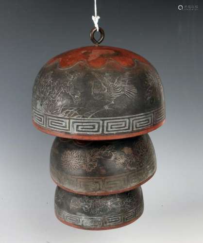 ANTIQUE CHINESE TEMPLE BELLS