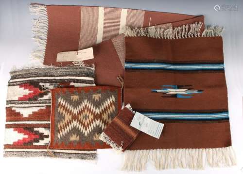 ASSEMBLED LOT OF NATIVE AMERICAN WEAVING