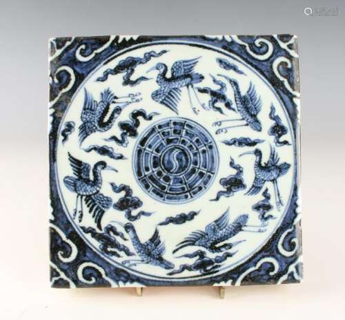 BLUE & WHITE MING TILES 1