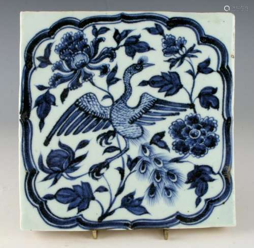 BLUE & WHITE MING TILES 1