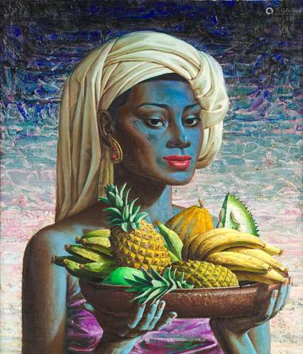 Fruits of Bali Vladimir Griegorovich Tretchikoff(South African, 1913-2006)