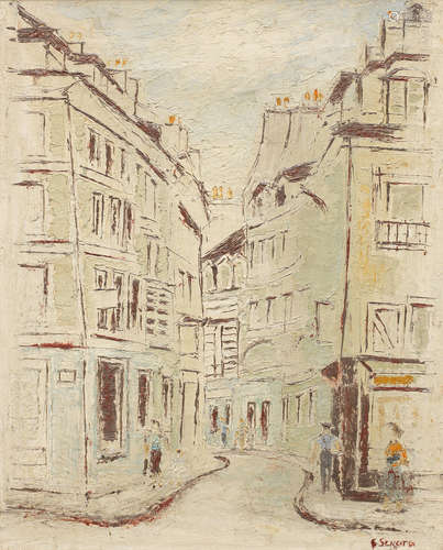 'The Houses', Paris Gerard Sekoto(South African, 1913-1993)