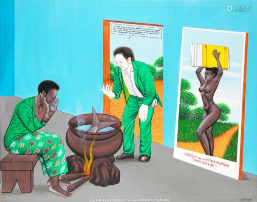 Le renoncement a la prostitution Chéri Samba(Democratic Republic of
Congo, born 1956)