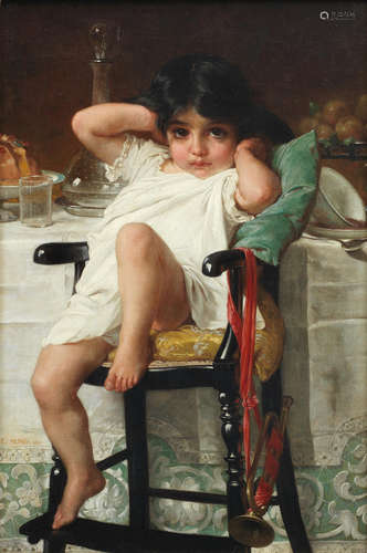 Emile Munier(French, 1840-1895) Innocence