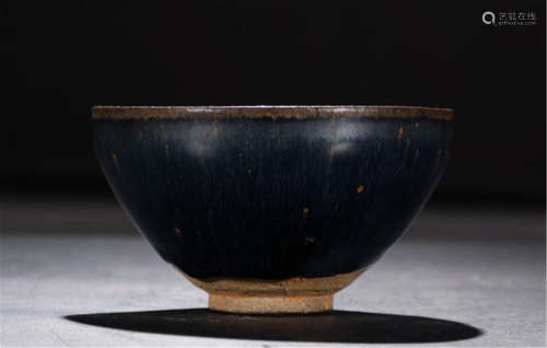 CHINESE PORCELAIN JIAN WARE BLACK GLAZE TEA BOWL