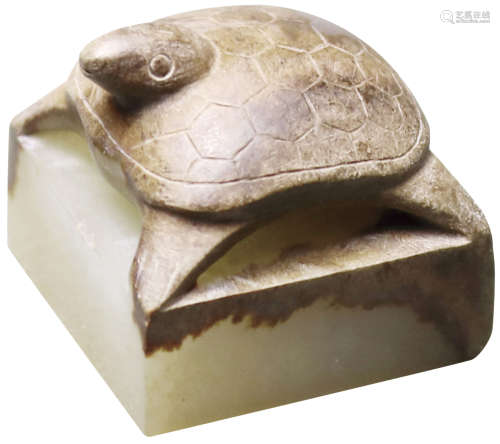 漢白玉龜鏤印