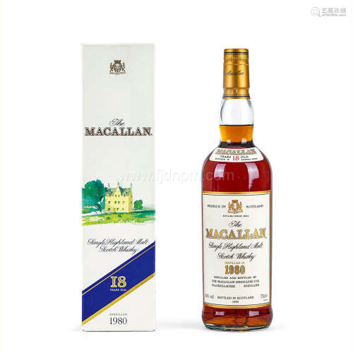麦卡伦1980-18年单一麦芽威士忌（老版）