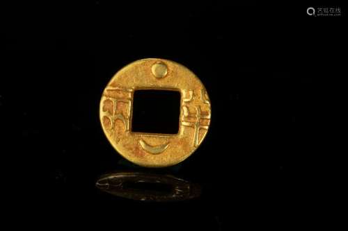 CHINESE PURE GOLD COIN LIAO DYNASTY