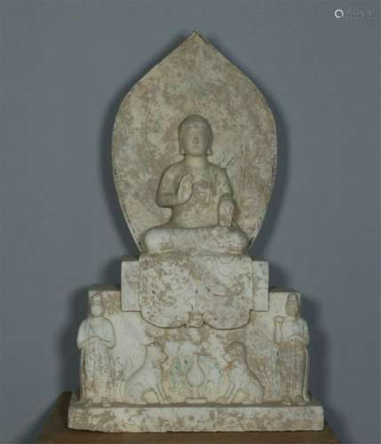 White Marble Shakyamuni Buddha