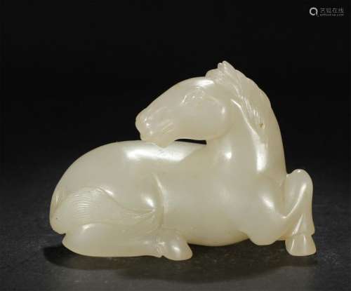 Hetian Jade Horse