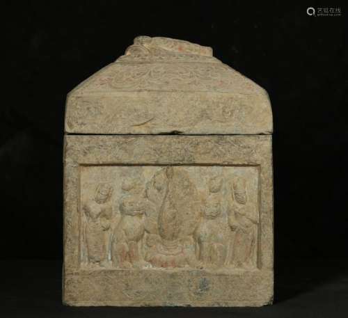 Stone Buddhist Relics Box