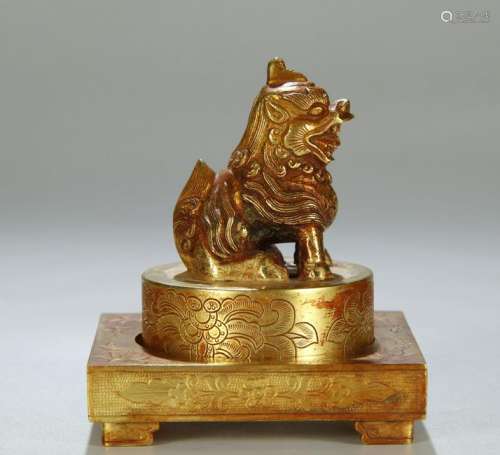 Glit Bronze Seal with Stand