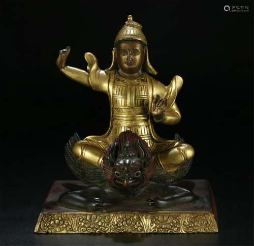 Gilt Bronze Tibet Buddha Statue