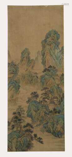 Qian Weichen, Landscape Painting