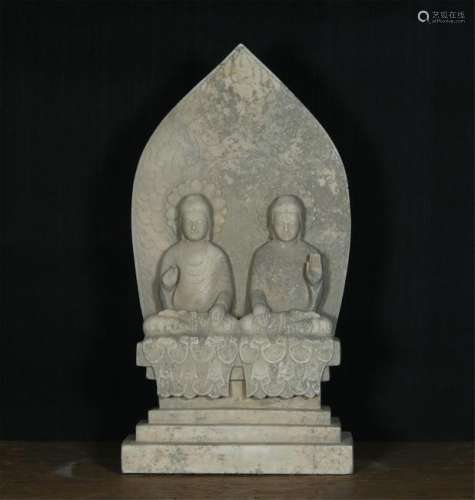 White Marble  Kwan Yin Buddha