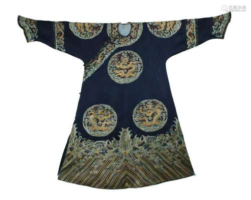 Embroidery Dragon Imperial Robe