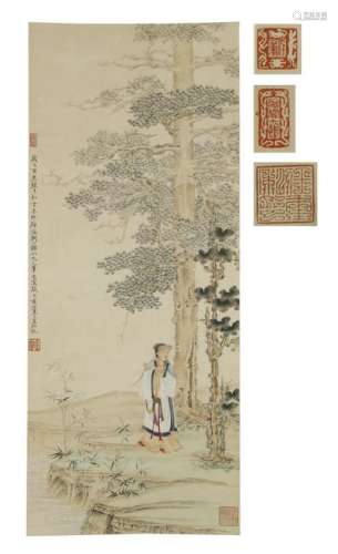 Ren Zhong, Figures Painting