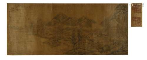 Tang Luming, Landscape Painting in Silk