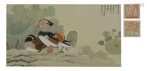 Xie Yaliu and Chen Peiqiu Painting in Paper