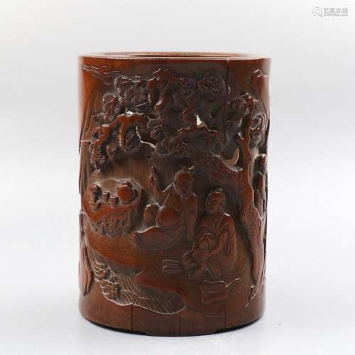 Chinese Bamboo Brush Pot