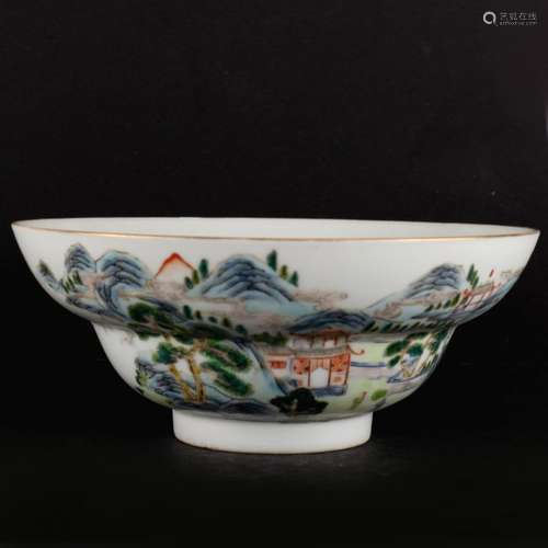 Chinese Famille-Rose Porcelain Bowl