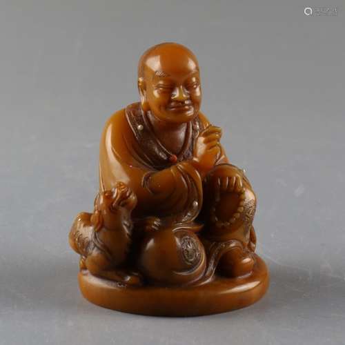 Chinese Soapstone Carved Figure