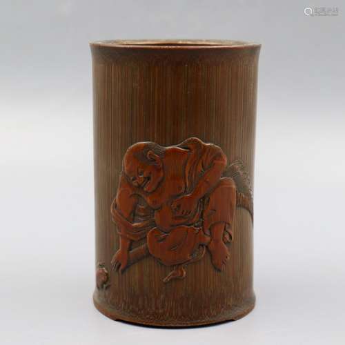 Chinese Bamboo Brush Pot