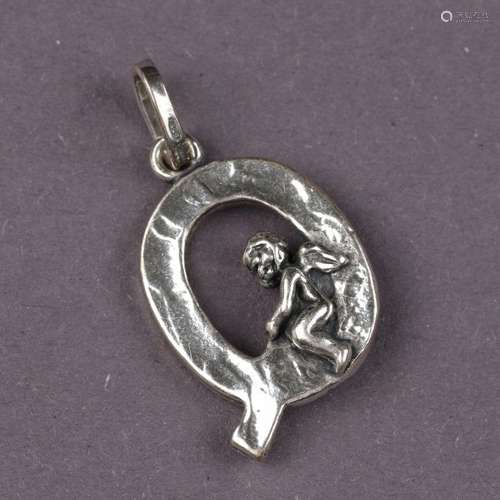 Sterling Silver Initial Pendant