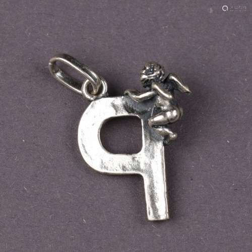 Sterling Silver Initial Pendant