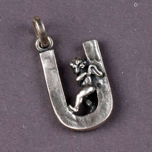 Sterling Silver Initial Pendant