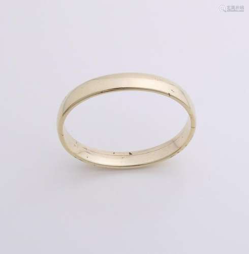 Yellow gold slave band, 585/000, slightly convex, 10 mm