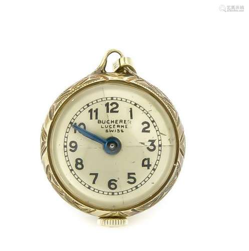 Hanging watch, globe model 585/000, Bucherer Lucerne,