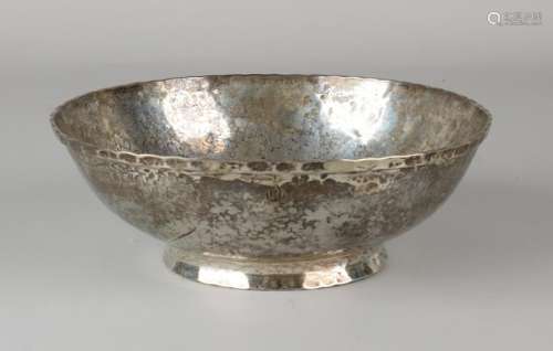 Piet Regenspurg copper batter bowl. Plated. Monogram.