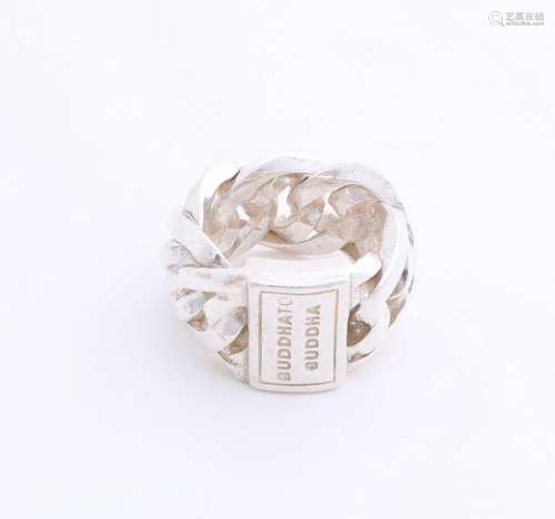 Buddha-to-Buddha ring, silver, 925/000, model Nathalie,