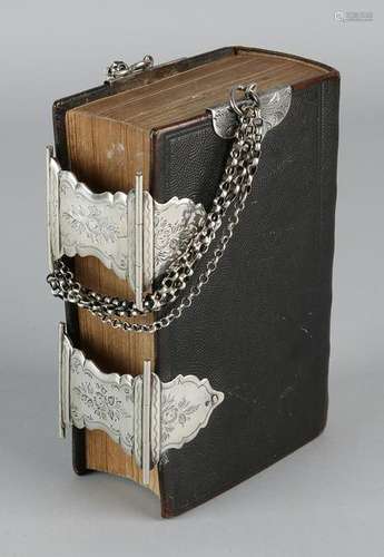 Bible with silver, 833/000. Bible with Old and New