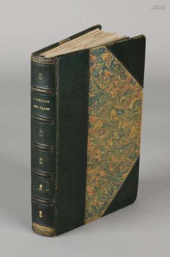 19th Century French antiquarian erotic book. L'escole