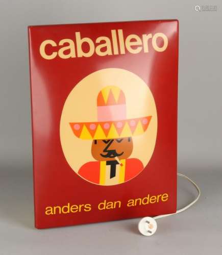 Old Caballero cigarettes neon sign. Circa 1960 - 1970.
