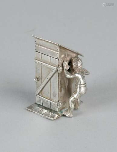 Particularly 835/000 silver miniature with a so-called