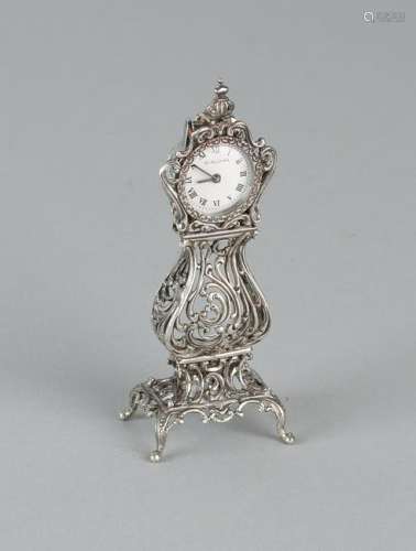 Silver 925/000 miniature openwork standing watch.